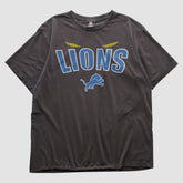 Fanatics Detroit Lions Team Edition Apparel 2010s T-shirt Charcoal Vintage