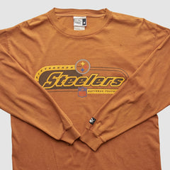 Fanatics Pittsburgh Steelers 2000s Long Sleeve T-shirt Brown Vintage
