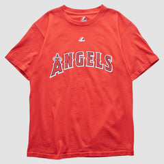 Los Angeles Angels Majestic 2000s T-shirt - Red - XVintage - Fanatics Discount