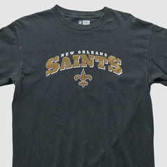 Fanatics New Orleans Saints NFL 2000s Long Sleeve T-shirt Black Vintage