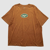 Fanatics New York Jets Reebok 2000s T-shirt Orange Vintage