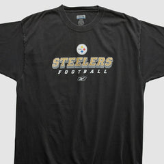 Fanatics Pittsburgh Steelers Reebok 2000s T-shirt Black Vintage