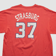 Washington Nationals Genuine Merchandise 2000s T-shirt - Red - Vintage - Fanatics Sale