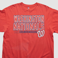 Washington Nationals Genuine Merchandise 2000s T-shirt - Red - Vintage - Fanatics Sale