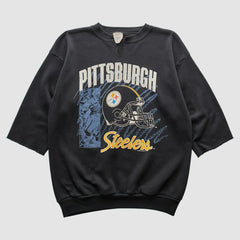 Fanatics Pittsburgh Steelers Tultex 1992 Pullover Sweatshirt Black Vintage