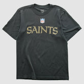 Fanatics New Orleans Saints Reebok 2000s T-shirt Charcoal Vintage
