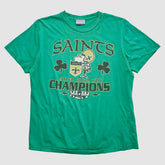 Fanatics New Orleans Saints Reebok 2010 T-shirt Green Vintage