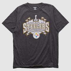Fanatics Pittsburgh Steelers Reebok 2011 T-shirt Charcoal Vintage