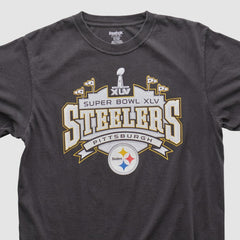 Fanatics Pittsburgh Steelers Reebok 2011 T-shirt Charcoal Vintage