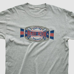 Boston Red Sox 2001 Long Sleeve T-shirt - Heather Gray - Vintage - Fanatics Discount