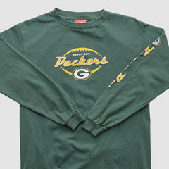 Fanatics Green Bay Packers NFL 2000s Long Sleeve T-shirt Green Vintage
