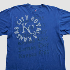 Kansas City Royals Majestic 2010s T-shirt - Blue - Vintage - Fanatics on Sale