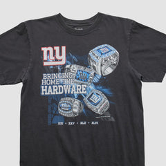 Fanatics New York Giants Reebok 2011 T-shirt Black Vintage