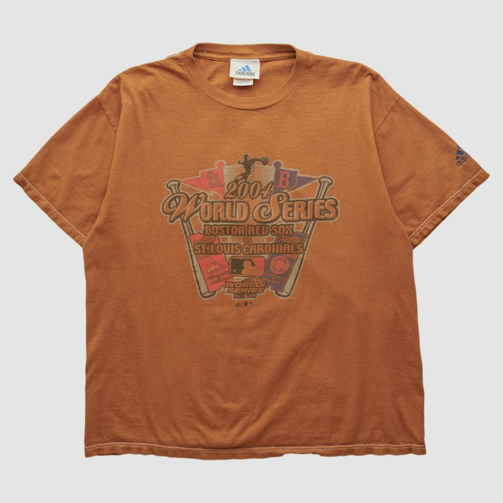MLB World Series Adidas 2004 T-shirt - Orange - Vintage - Fanatics Discount