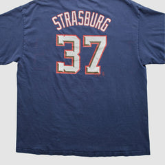 Washington Nationals Majestic 2010s T-shirt - Navy - Vintage - Fanatics Lifestyle