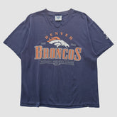 Fanatics Denver Broncos Lee Apparel 90s T-shirt Navy Vintage