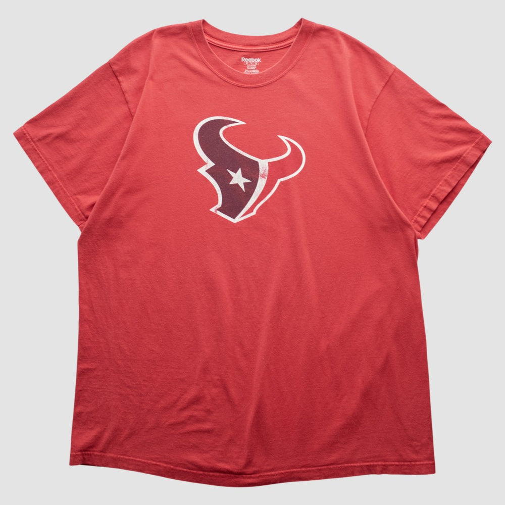 Fanatics Houston Texans Reebok 2000s T-shirt Red Vintage