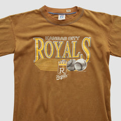 Kansas City Royals Logo 7 90s T-shirt - Brown - XVintage - Fanatics Online