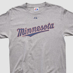 Minnesota Twins Majestic 2010 T-shirt - Heather Gray - XVintage - Fanatics Lifestyle
