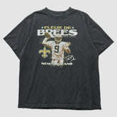 Fanatics New Orleans Saints Reebok 2000s T-shirt Black Vintage