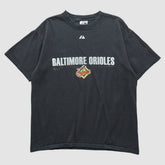 Baltimore Orioles Majestic 2007 T-shirt - Black - Vintage - Fanatics Sale