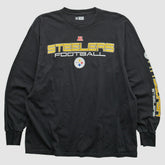 Fanatics Pittsburgh Steelers NFL 2010s Long Sleeve T-shirt Black Vintage