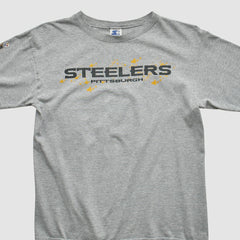Fanatics Pittsburgh Steelers Starter 90s Long Sleeve T-shirt Heather Gray Vintage