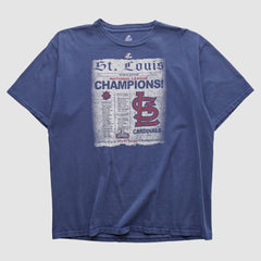 St. Louis Cardinals Majestic 2011 T-shirt - Navy - XVintage - Fanatics on Sale