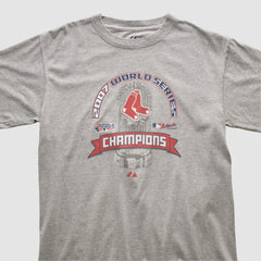 Boston Red Sox Majestic 2007 T-shirt - Heather Gray - Vintage - Fanatics on Sale
