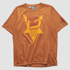 Miami Heat 2010s T-shirt Orange Vintage | Adidas discount