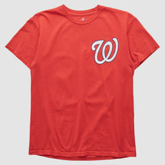 Washington Nationals Majestic 2000s T-shirt - Red - Vintage - Fanatics on Sale