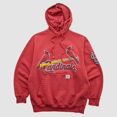 St. Louis Cardinals Stitches 2000s Hooded Pullover Sweatshirt - Red - XVintage - Fanatics on Sale