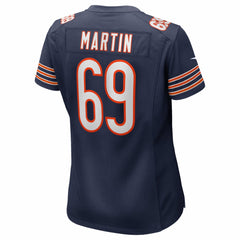 Nike Jeremiah Martin Chicago Bears Women's Team Game Jersey Navy