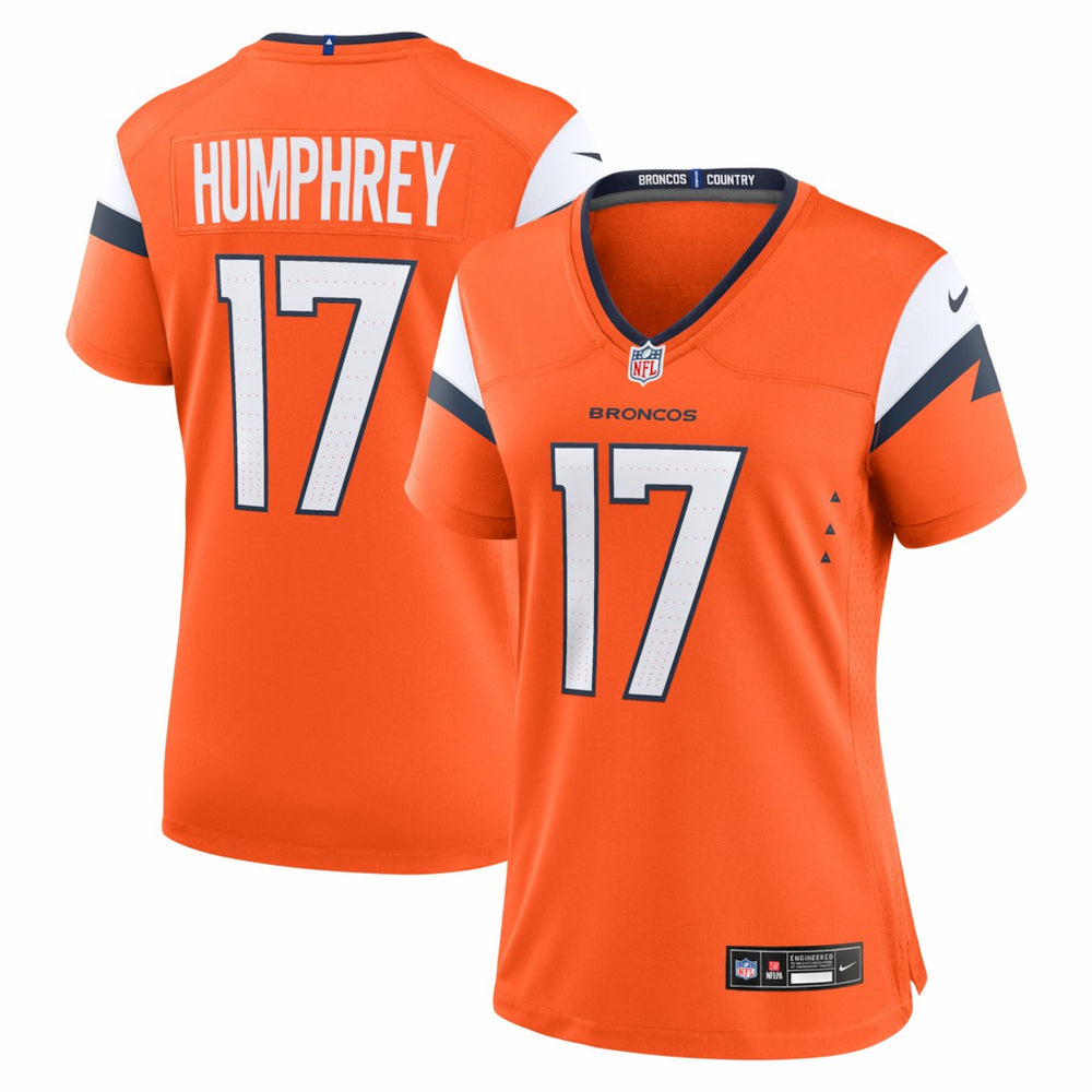 Nike Lil'Jordan Humphrey Denver Broncos Women's Team Game Jersey Orange