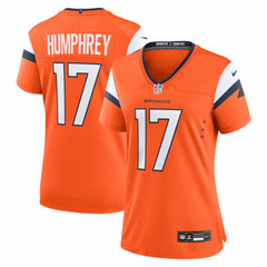 Nike Lil'Jordan Humphrey Denver Broncos Women's Team Game Jersey Orange