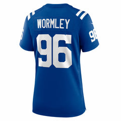 Nike Chris Wormley Indianapolis Colts Women's Team Game Jersey Royal