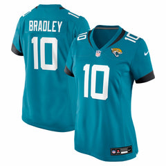 Nike Carter Bradley Jacksonville Jaguars Women's Team Game Jersey Teal