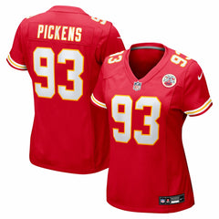 Nike Zacch Pickens Kansas City Chiefs Women's Team Game Jersey Red