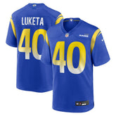 Nike Jesse Luketa Los Angeles Rams Team Game Jersey Royal