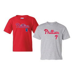 Philadelphia Phillies Soft as a Grape Youth 2-Pack Logo T-Shirt Set - Red/Gray - MLB Lifestyle