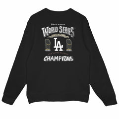 Los Angeles Dodgers Tiny Turnip Women's 2025 World Series Champions Sweatshirt - Black - MLB on Sale