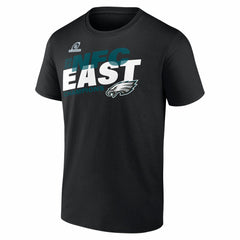 Fanatics Philadelphia Eagles 2025 NFC East Division Champions Big & Tall Conquer T-Shirt Black