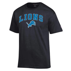 Detroit Lions Champion Arch Over Logo T-Shirt Black