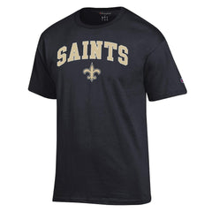 New Orleans Saints Champion Arch Over Logo T-Shirt Black