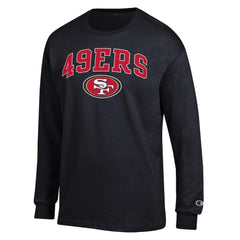 San Francisco 49ers Champion Arch Over Logo Long Sleeve T-Shirt Black