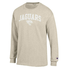 Jacksonville Jaguars Champion White Ink Jersey Long Sleeve T-Shirt Oatmeal