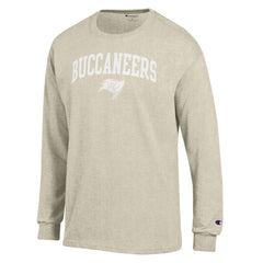 Tampa Bay Buccaneers Champion White Ink Jersey Long Sleeve T-Shirt Oatmeal