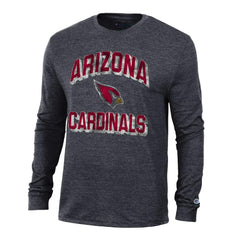 Arizona Cardinals Champion Ultimate Tri-Blend Long Sleeve T-Shirt Heather Black