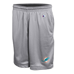 Miami Dolphins Champion Classic Mesh Shorts Gray