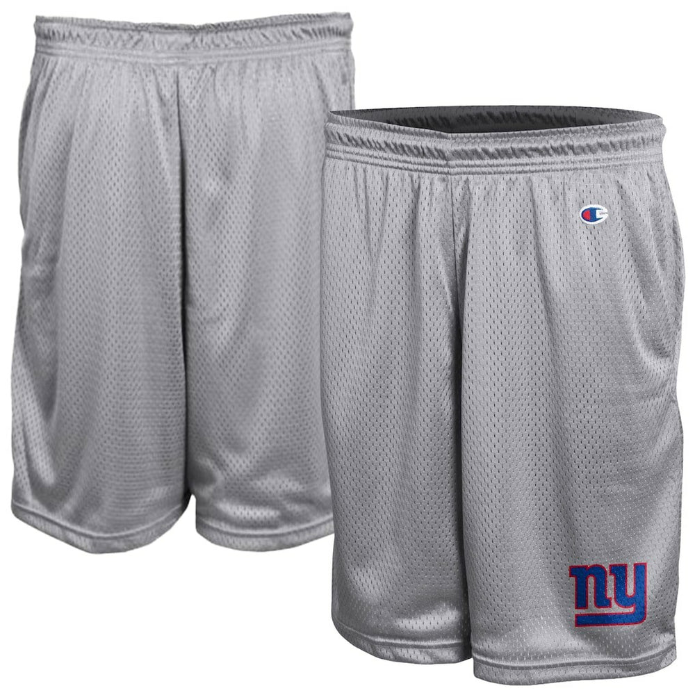New York Giants Champion Classic Mesh Shorts Gray